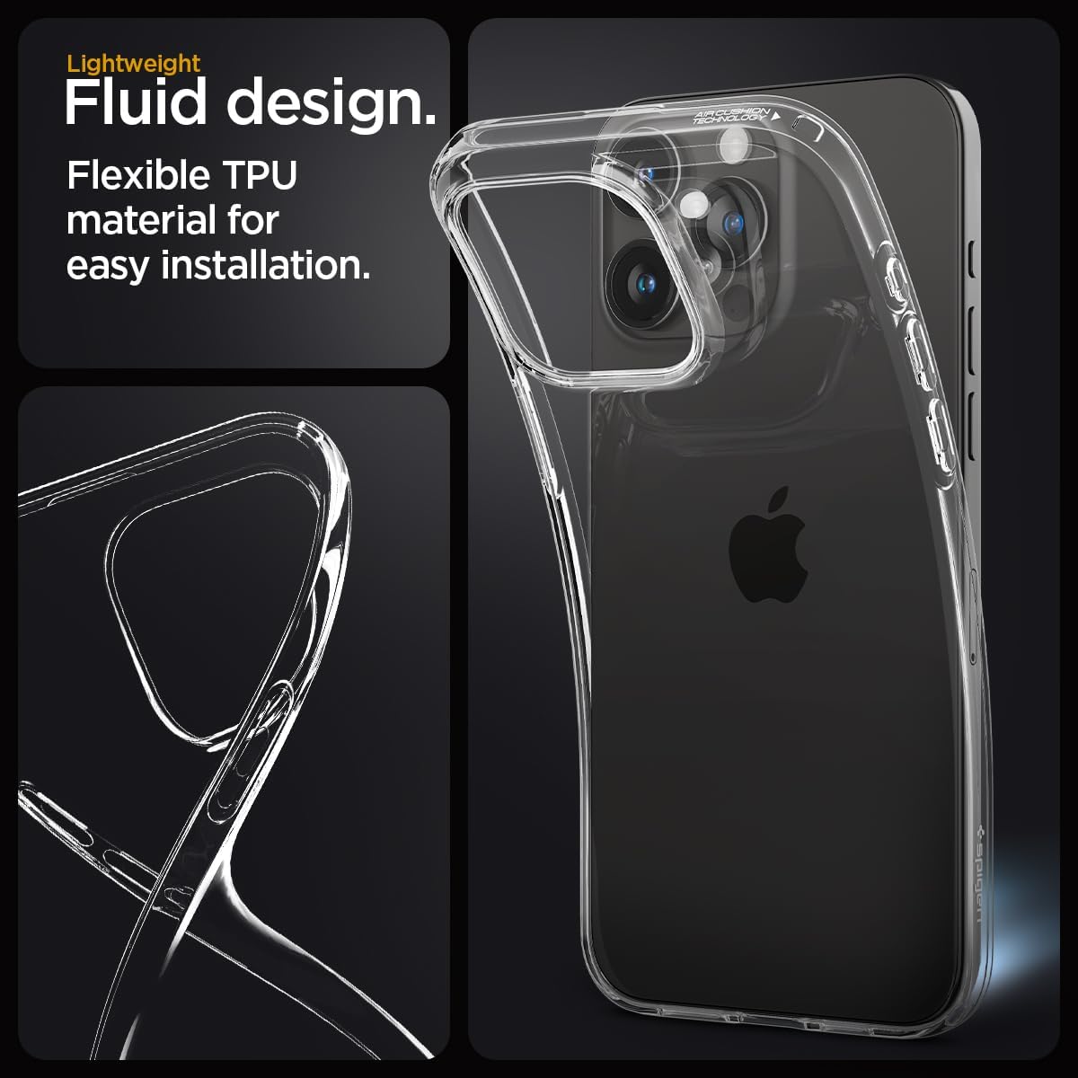 Spigen Apple iPhone 15 Pro Max Liquid Crystal hoesje - Crystal Clear