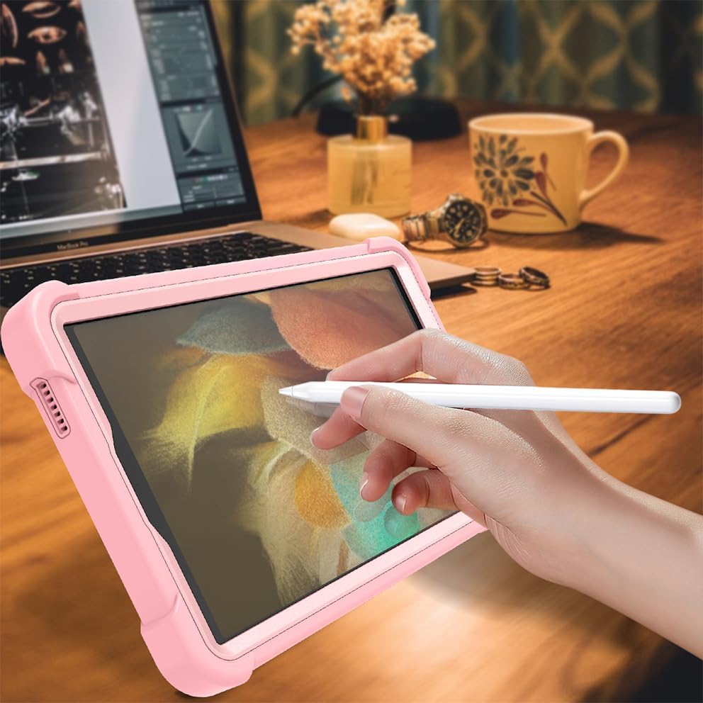 Samsung Galaxy Tab A9 Heavy Duty Kinder Hoesje Schokbestendig - Zwart