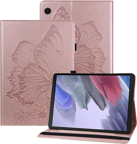 Samsung Galaxy Tab A9 Hoesje PU Lederen Cover Magnetische Met Stand Functie - Roze