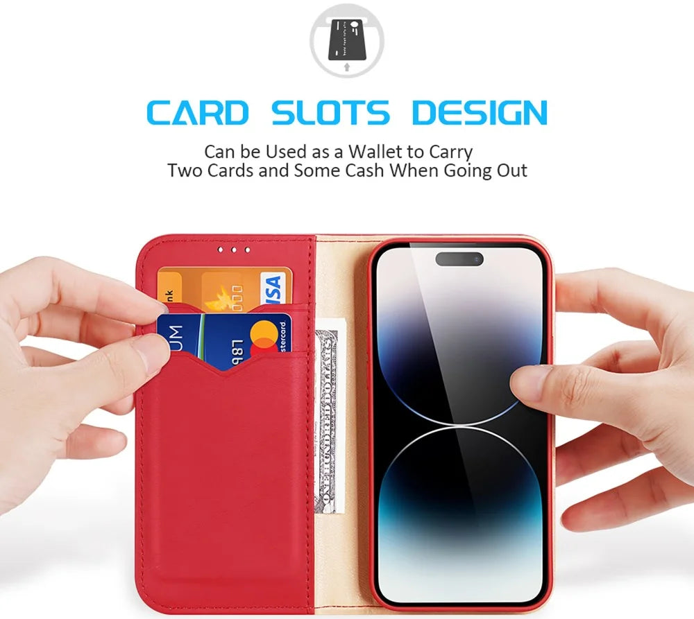 Dux Ducis Apple iPhone 15 Pro Hivo Hoesje - Rood