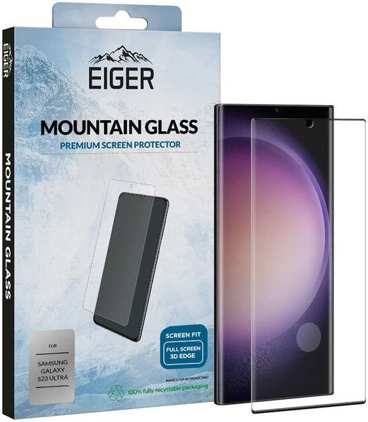 Eiger Samsung S23 Ultra Tempered Glass Case Friendly Full Screen
