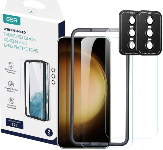 ESR Shield Samsung S23 Screen Protector + Camera Protector 2 Stuks