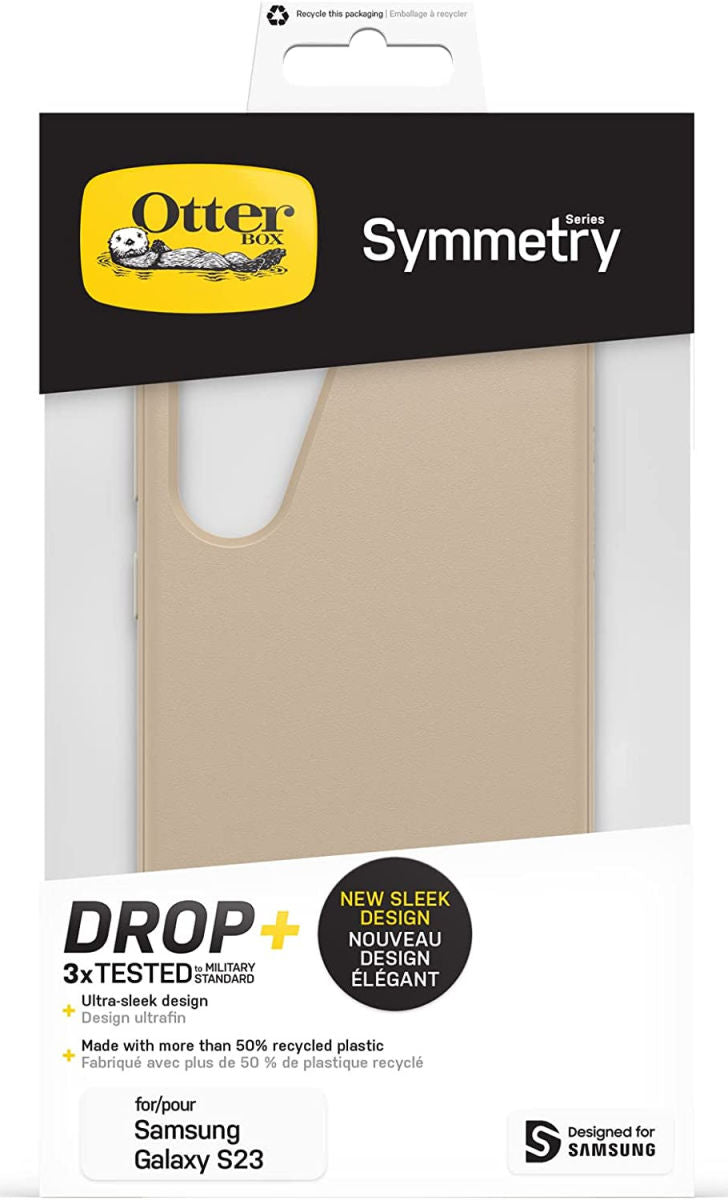 OtterBox Symmetry Samsung Galaxy S23 Back Cover Hoesje Beige