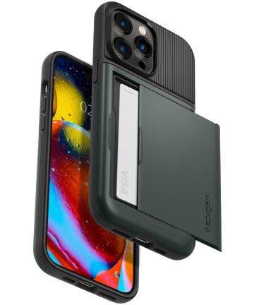 Spigen Slim Armor CS Apple iPhone 14 Pro Max Hoesje Zwart