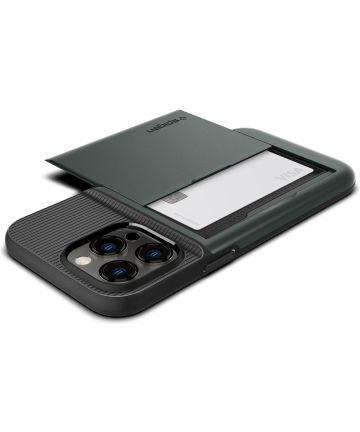 Spigen Slim Armor CS Apple iPhone 14 Pro Max Hoesje Zwart