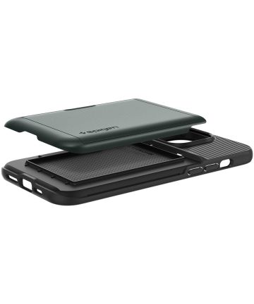 Spigen Slim Armor CS Apple iPhone 14 Pro Max Hoesje Zwart