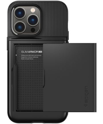 Spigen Slim Armor CS Apple iPhone 14 Pro Max Hoesje Zwart