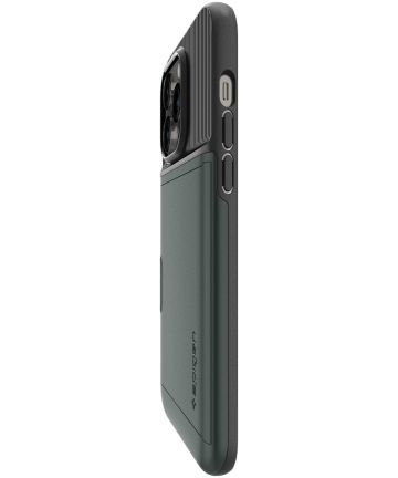 Spigen Slim Armor CS Apple iPhone 14 Pro Max Hoesje Zwart