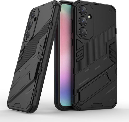 Samsung Galaxy A55 5G - Militaire kwaliteit - TPU siliconen - Back Cover Hoesje - Zwart