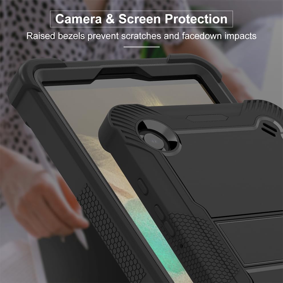 Samsung Galaxy Tab A9 Heavy Duty Kinder Hoesje Schokbestendig - Zwart