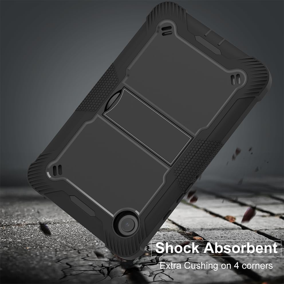 Samsung Galaxy Tab A9 Heavy Duty Kinder Hoesje Schokbestendig - Zwart