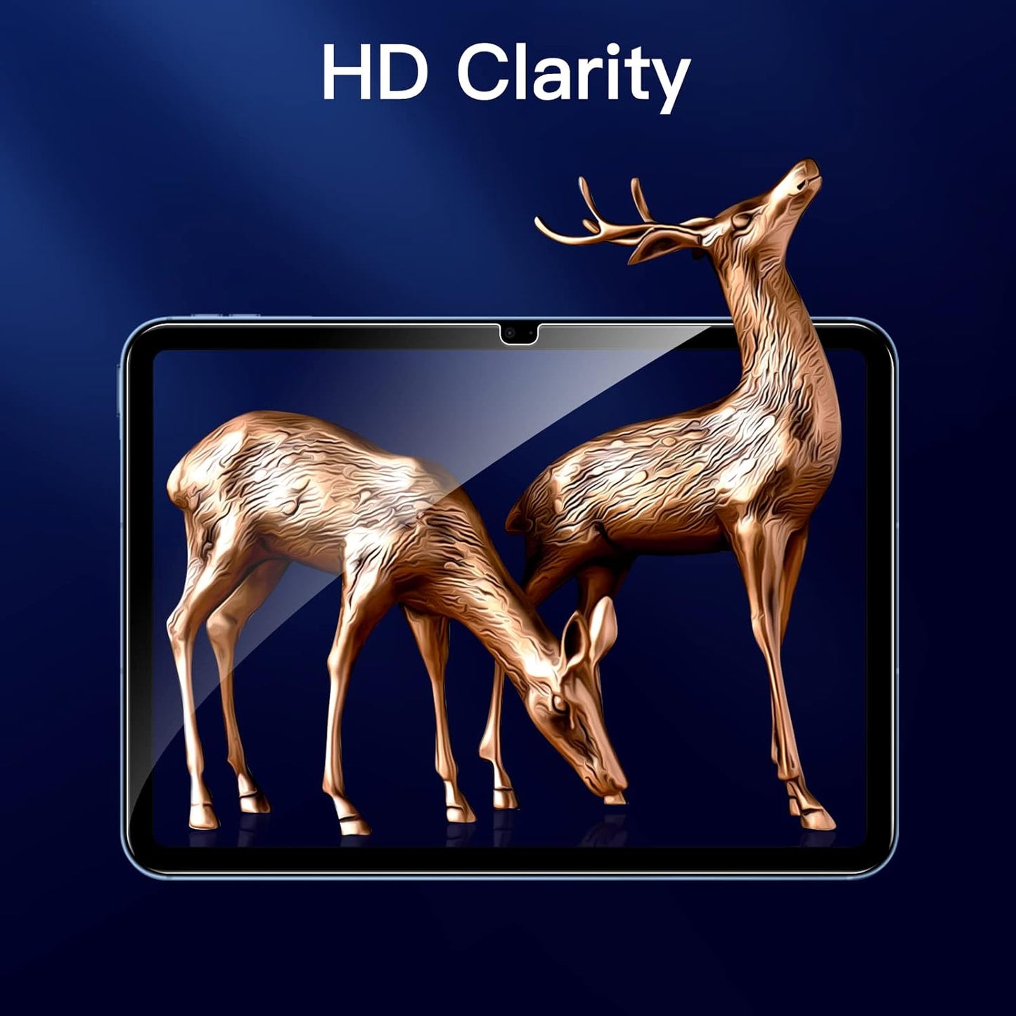 JETech Screen Protector voor iPad (A16) 11e/10e Generatie (2025/2022), Gehard Glas Schermbeschermer, HD Doorzichtig, 2 Stuks