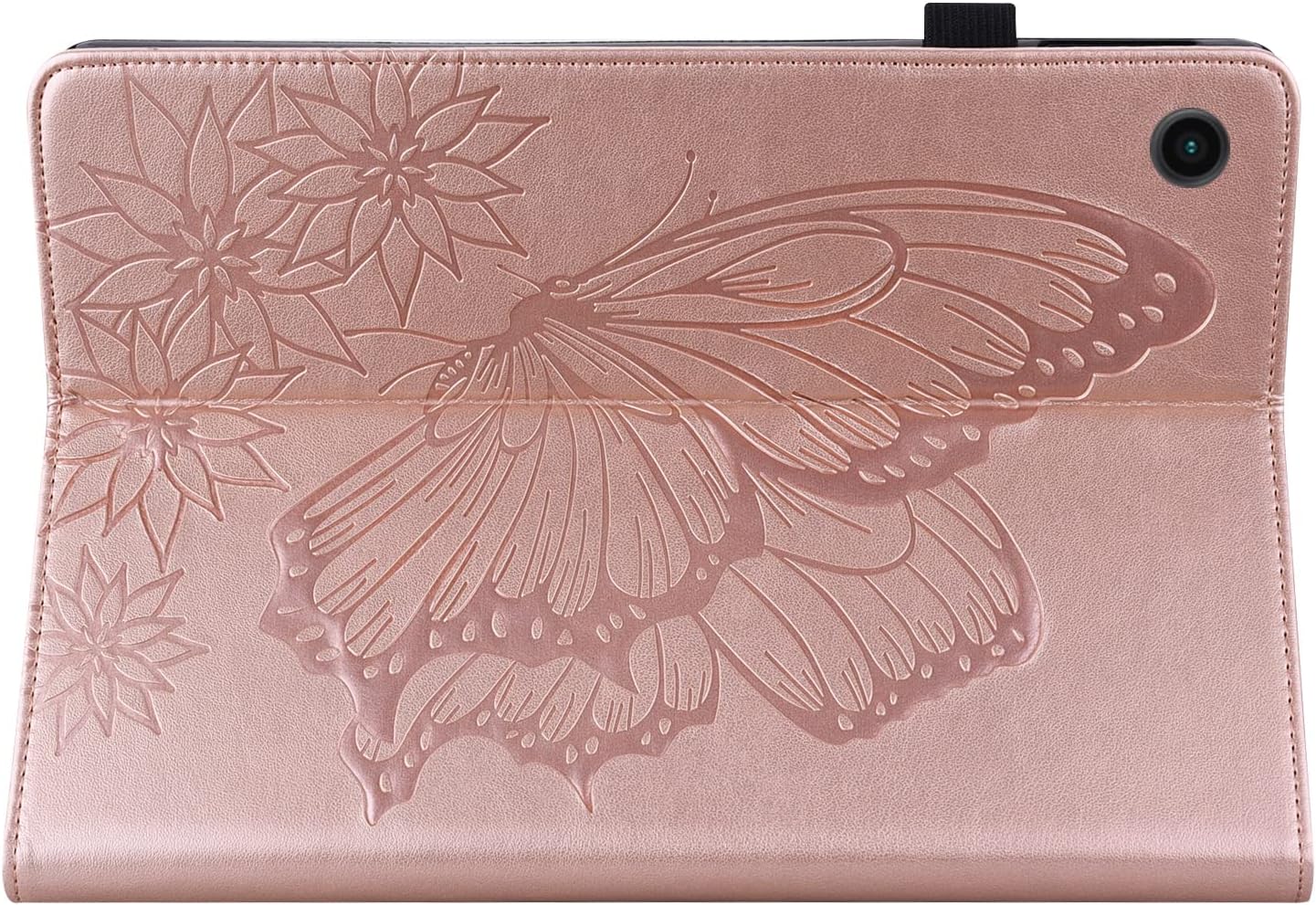 Samsung Galaxy Tab A9 Hoesje PU Lederen Cover Magnetische Met Stand Functie - Roze