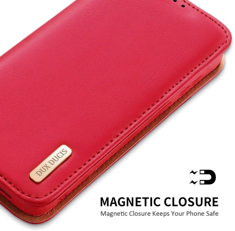 Dux Ducis Samsung Galaxy S23 Hivo Book Case Hoesje Rood