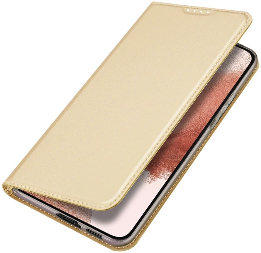 Dux Ducis Samsung Galaxy S23 Portemonnee Hoesje - Goud