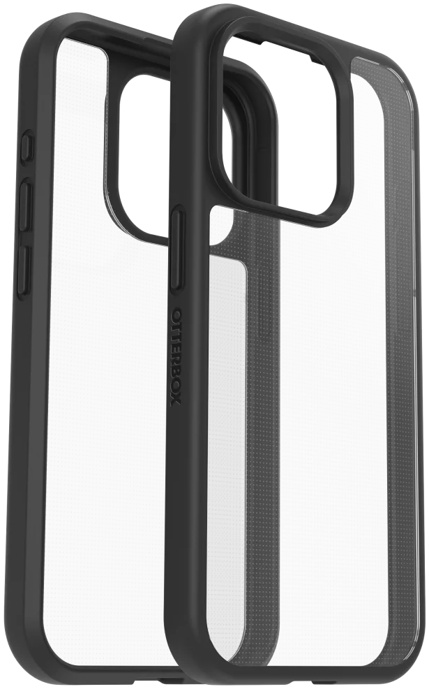 OtterBox React Apple iPhone 15 Pro Hoesje Transparant Zwart