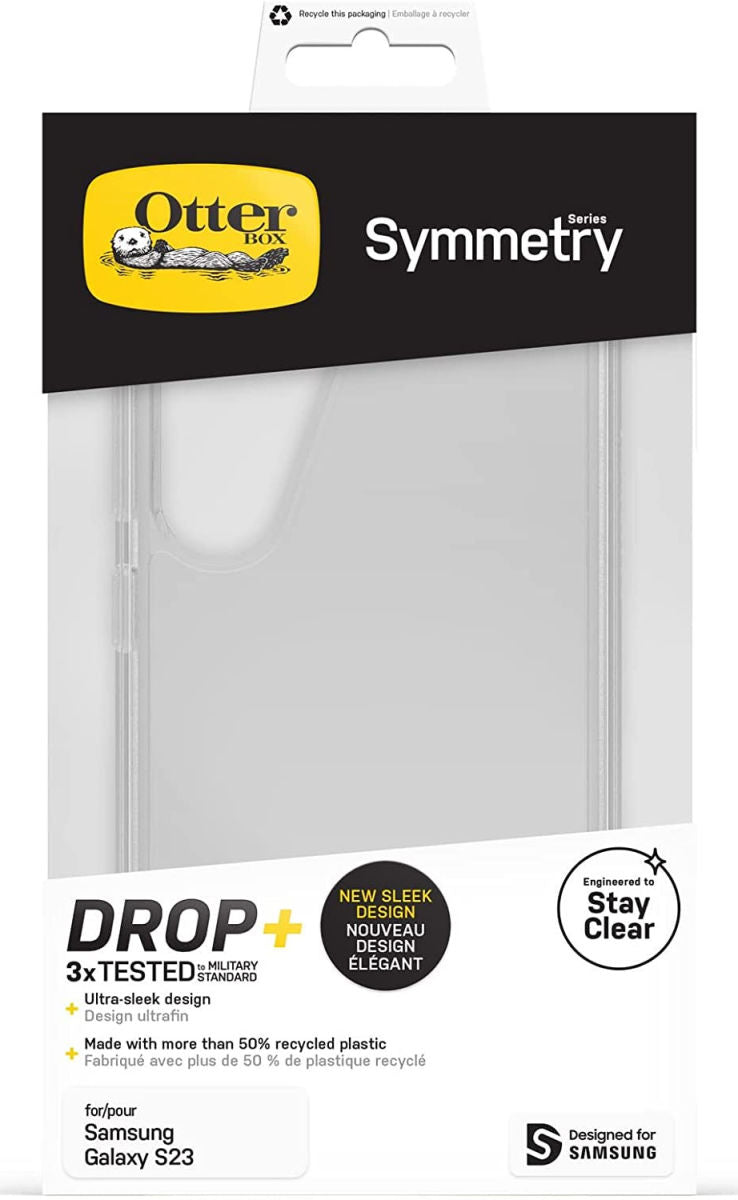 OtterBox Symmetry Samsung Galaxy S23 Back Cover Hoesje Transparant