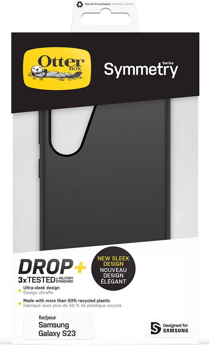 OtterBox Symmetry Samsung Galaxy S23 Back Cover Hoesje Zwart