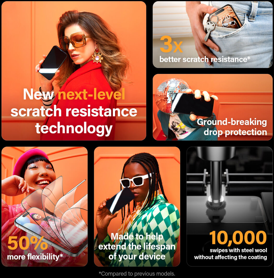 PanzerGlass Ultra-Wide iPhone 15 Pro Max Screenprotector Privacy Glass