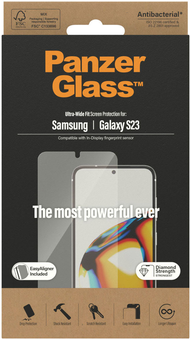 PanzerGlass Ultra-Wide Samsung Galaxy S23 Plus Screen Protector