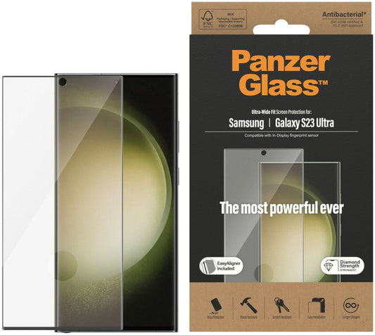 PanzerGlass Ultra-Wide Samsung S23 Ultra Screen Protector EasyAligner