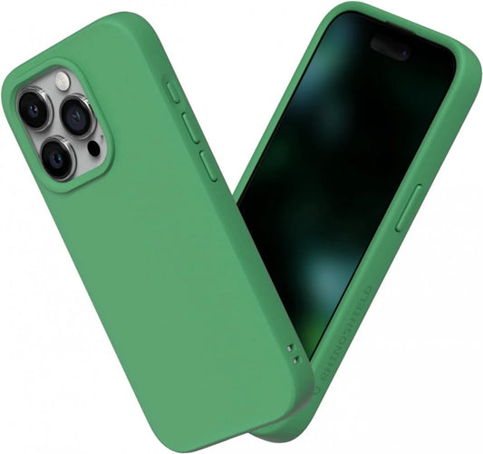 RhinoShield Apple iPhone 15 Pro SolidSuit Back Cover Hoesje - Groen