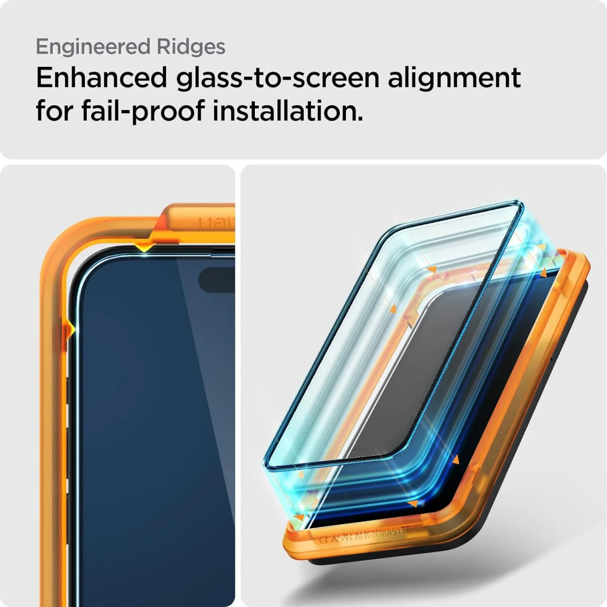 Spigen Apple iPhone 15 Pro AlignMaster Screenprotector - 2 Stuks