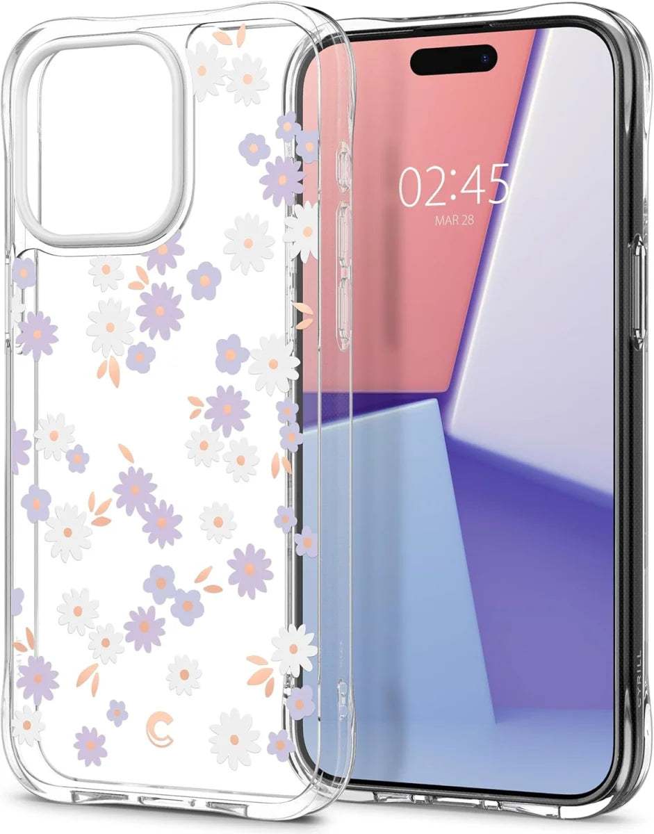 Spigen Apple iPhone 15 Pro Cyrill Cecile Hoesje Dream Daisy