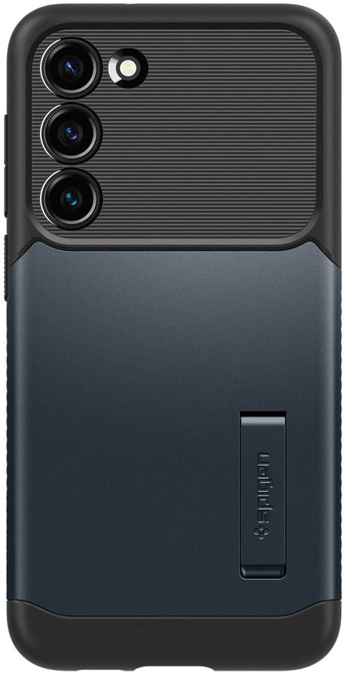 Spigen Samsung Galaxy S23 Plus Slim Armor Hoesje - Metal Slate