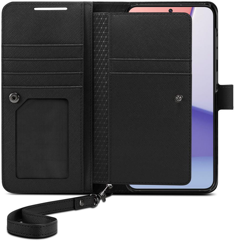 Spigen Wallet S Plus Samsung Galaxy S23 Hoesje Book Case Zwart